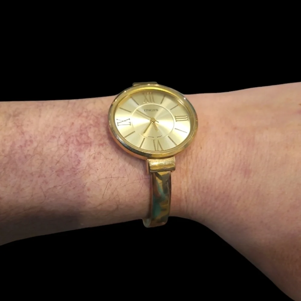 Chicos Gold Color Women's Watch Bracelet Stainless Steel